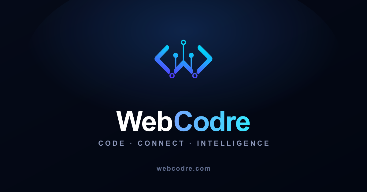 WebCodre | AI-Powered Software Studio — Web, Mobile & Automation